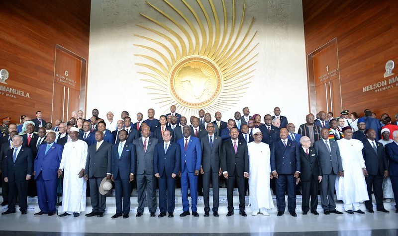 Photo de groupe de l'Assemblée de l'Union africaine.