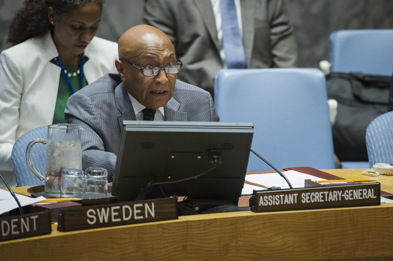 Tayé-Brook Zerihoun, Assistant-Secretary-General for Political Affairs, briefs the Security Council on the situation in the Lake Chad Basin region, comprising north-eastern Nigeria and parts of Cameroon, Chad and Niger.