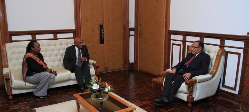 DPA Assistant Secretary-General Tayé-Brook Zerihoun on official visit in July 2014. UNIC Photo