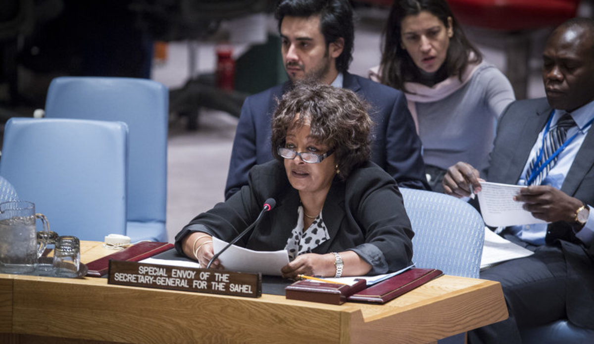 Hiroute Guebre Sellassie, the Secretary-General’s Special Envoy for the Sahel, briefs the Security Council.