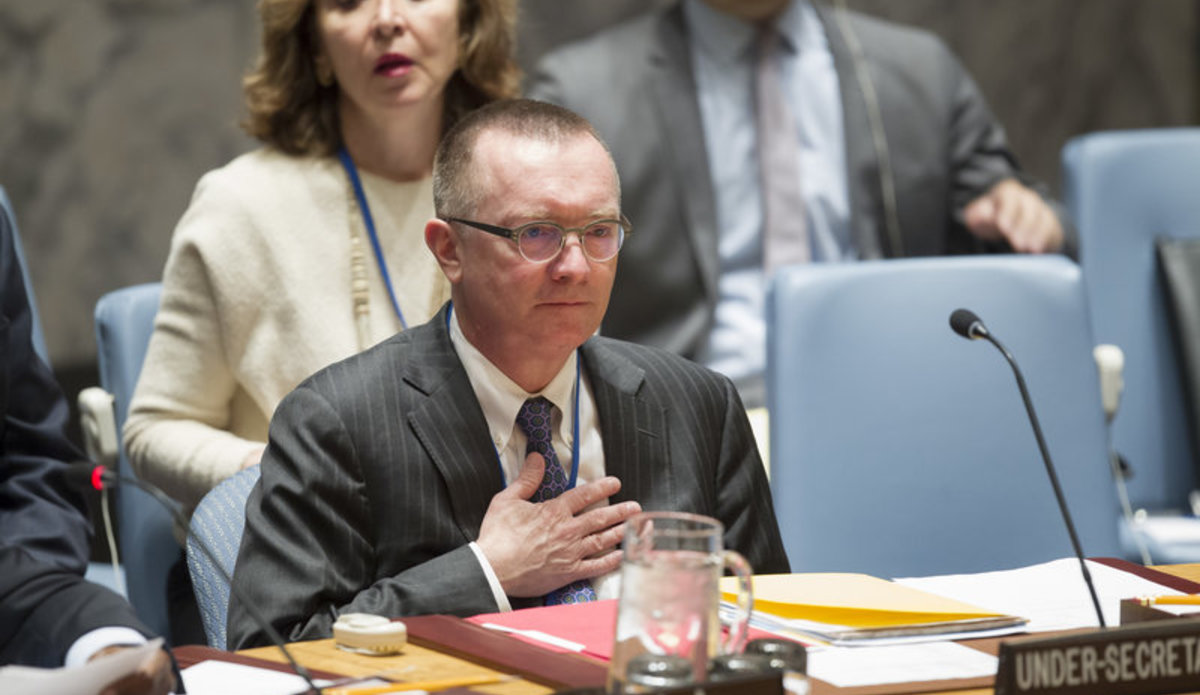 Under-Secretary-General Jeffrey Feltman at the Security Council.