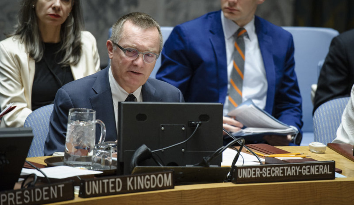 Jeffrey Feltman, Under-Secretary-General for Political Affairs, addresses the Council. The Security Council unanimously adopted resolution 2347 (2017), condemning the unlawful destruction of cultural heritage in the context of armed conflicts, notably by terrorist groups. The resolution also requests Member States to take appropriate steps to prevent and counter the illicit trade and trafficking in cultural property originating from a context of armed conflict, notably from terrorist groups.