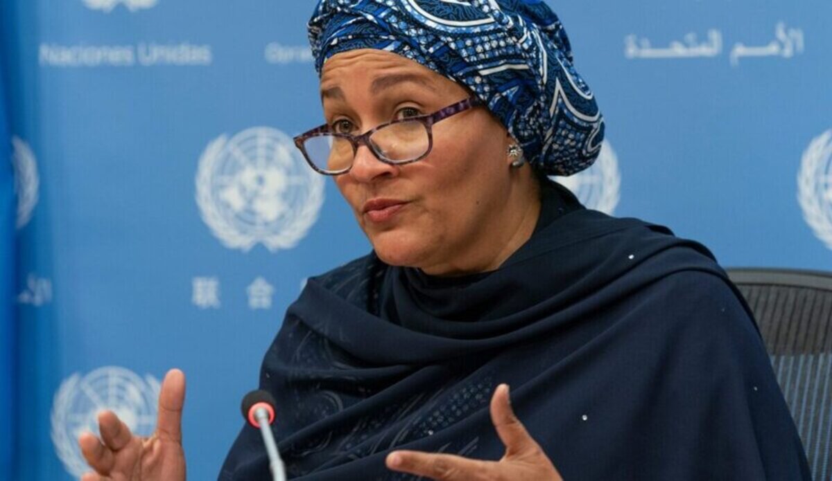 UN Deputy Secretary-General Amina Mohammed’s press conference upon her ...